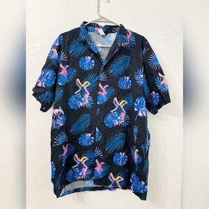 Dutch Bros - Hawaiian Aloha Button Down Shirt - Large